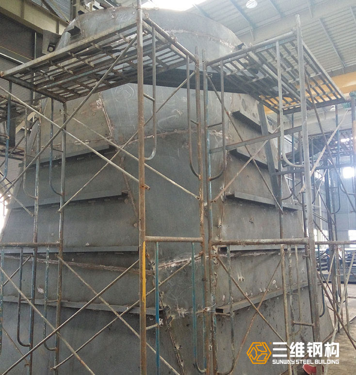 新黄金城hjc222钢结构建筑案例图